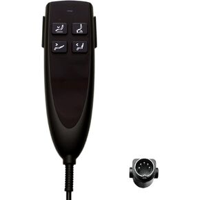 Uetmulik 4 Button 5 Pin Prong Lift Chairs Power Recliners Remote Hand Control Handset Replacement