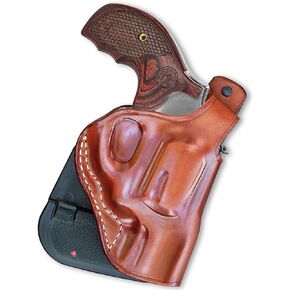 Leather OWB Paddle Holster with Thumb Break Fits S&W J Frame 2" Pistols with Traditional Exposed Hammer, RH Draw, #1056#