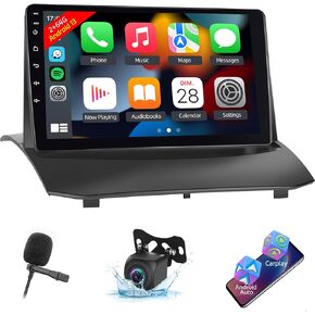 2 + 64G اللاسلكي Carplay Android Car Stereo لفورد فييستا 2009 2010-2014 - 9 بوصة Radio Android Auto Touchscreen مع WiFi و GPS Navigation و Equalizer و SWC و Mirror Link + AHD Camera