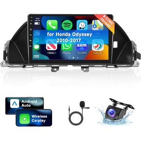 [8 Core 2G + 64G] بالنسبة إلى Honda Odyssey 2010-2017 CAR Radio مع Carplay/Android Auto ، 9 بوصة Android 13 IPS ، ستيريو شاشة تعمل باللمس ، Bluetooth ، GPS ، WiFi ، SWC ، DSP + كاميرا احتياطية in Kuwait