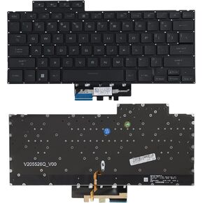 New Backlit Keyboard Replacement for Asus ROG G14 GA402 GA402R GA402RJ GA402RK GA402RU GA402X GA402XV Series Gaming Laptop US Layout Backlight