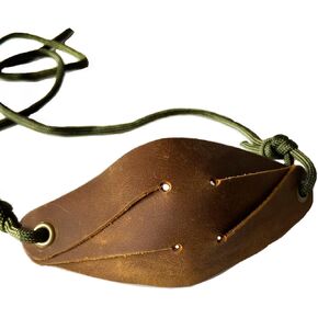 Leather Shepherd Sling Handmade Paracord Shepherds Sling Tennis Ball Thrower