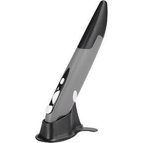 CCYLEZ Optical Pocket Pen Mouse, 2.4G USB Computer Pen Mouse, Adjustable 800/1200/1600 DPI,Ergonomic Mouse, Compact, Plug and Play, for PC Laptop (PR-03)