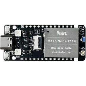 Heltec T114 V2 Tracker Nordic nRF52480 SX1262 LoRaWAN LoRa Positioning BLE WiFi Development Board 902-928MHz Without Display Solar Panel Power Supply for Meshtastic Devices (T114 Board)
