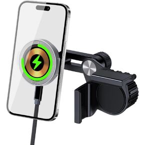 Mobile Phone Holder for Tesla Model 3/Y, Strong Magnet Foldable Dashboard Magnetic Car Mount, Tesla Touchscreen Car Phone Holder Mount, Magnetic Phone Holder for Car, for iPhone 15/14/13/12
