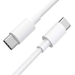 pd Type-C to C cable-3ft, White