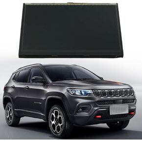 7-inch Uconnect New LCD Display Digitizer Touch Screen Monitor Replacement A fit Radio Navigation TDO-WXGA0700K00057-V1 TDO-WXGA0700K00033-V2 Fit for Jeep Compass 2017 2018 2019 2020