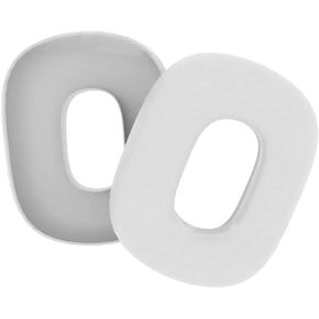 Replacement Soft Silicone Earpads Internal Ear Pads Cushions Protectors Covers Accessories Compatible with Apple AirPods Max Headphones (White)