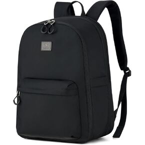 Hanke 18 Inch Expandable Travel Laptop Backpack for Women, Personal Item Backpack Work Backpack Woman Men Casual Daypack Backpacks Carry On Bag Backpacks for Airline Approved(Off White)