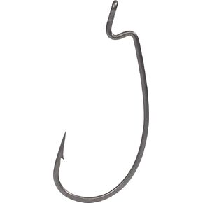 BKK Offset Worm WG-HD Bass Hooks | 25% Stronger HCS Wire | Z-Bend Design | Epoxy Sealed Eye | Super Slide Coating | Cold Forged Shank | Weedless Fishing