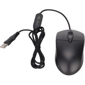 Gugxiom Heated with 3 Speed Temperature Adjustment, Ergonomic Design, 1600DPI USB Wired Heated Computer for PC, Laptop, Desktop