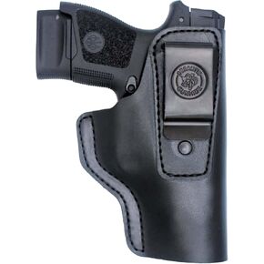 DeSantis Insider Gun Holster - IWB Holster, Conceal Carry, Fits the KAHR CW45/P45/P40/CW40/K40/P9/CW9, KelTec PF9, GLOCK 42/43, Ruger LC9/EC9S, S&W M&P CPT .22, SIG P290 - Right Hand Draw, Black