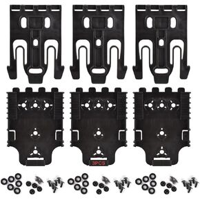 QLS Kit Quick Locking Belt Accessories Holsters Locking System Gun Accessories Quick Connect Drop Leg Holster and Belt Accessories Platform Attachment Mid-Ride Universal Belt Loop