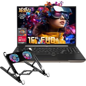 ASUS TUF Pro FA617 (Advantage Edition) AI Gaming Laptop, 16" WUXGA 165Hz, AMD Ryzen 7 7435HS(>i7 1355U), Radeon RX 7600S(>RTX 4060), 64GB DDR5, 2TB SSD, Backlit, Bundle with PCO Notebook Fold Radiator
