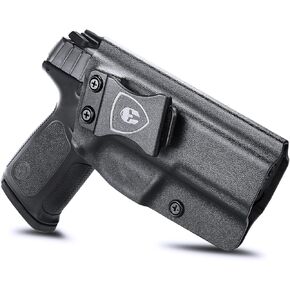 SD9VE Holster & SD40VE Holster, IWB Kydex Holster Fit: S&W SD9 VE / SD40 VE Pistol, Inside Waistband Concealed Carry Holster, Adj. Cant & Posi-Click Retention, Right/Left Hand Option