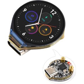 ESP32-C3 Development Board with 0.71inch Round Display 160x160 Resolution, Based on ESP32-C3 Single-Core Processor, SPI Interface Display, ESP32 with Display