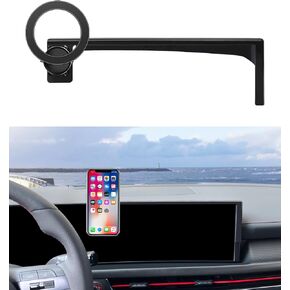 Car Phone Holder for 2024 2025 Hyundai Sonata Accessories 12.3-Inch Screen Fixed Clip, 360° Rotation Phone Mount Compatible with MagSafe, Cell Phone Holder Does Not Affect Air Vent