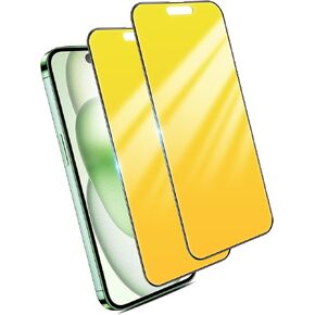 2 PACK Compatible with iPhone 14 Pro Max Privacy Screen Protector 25 Degree Anti Spy Tempered Glass Easy Installation Frame Gradient colorful anti Blue light eye protection Bubble Free Case