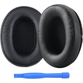 Ear Pads Replacement for HyperX Cloud Stinger/Cloud Flight/CloudX/Cloud II/Cloud III/Cloud Alpha/Cloud Core/Mix Headsets by MMOBIEL - Memory Foam and Protein PU Ear Pad Cushions – Black
