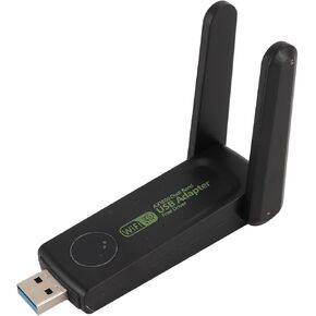 USB Adapter for Desktop PC, Professional 150Mbps Wire Less Transmitter, 2.4G 5G Dual Band Dongle Receiver for Desktop PC Laptop