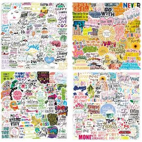 200Pcs Motivational Stickers, Funny Stickers for Adults Students Teachers Employees, Inspirational Stickers for Water Bottles, Laptop Scrapbook,Vision Board Supplies