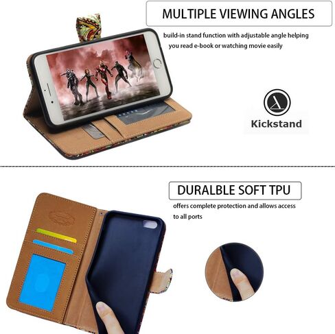 Case for Samsung Galaxy S20 Plus - Gorgeous Colours Circle Leather Flip Phone Case Wallet Cover with Card Slot Holder Kickstand in Kuwait
