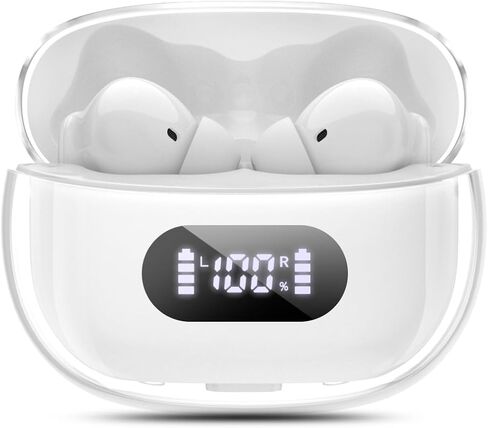سماعات الأذن اللاسلكية مع علبة الشحن ، وعلاج أذن Bluetooth وسماعات الرأس في الجهير العميق ، ومكالمة واضحة ، وبراعم الأذن المضادة للماء IPX7 in Saudi Arabia