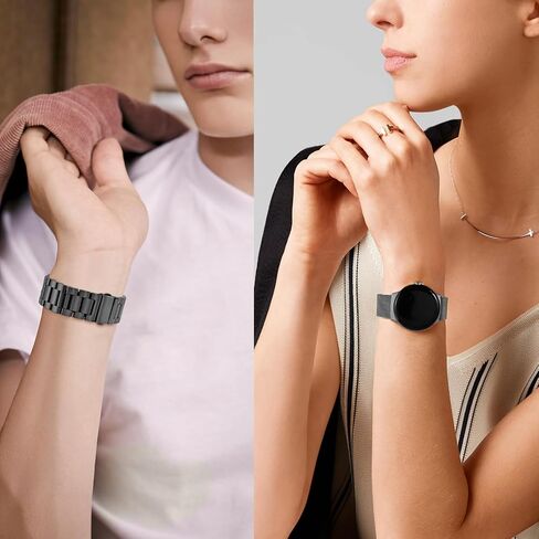 Metal Bands Compatible with Google Pixel Watch 3 45mm Watch Band,Stainless Steel Watch Band,milanese Replacement Watch Bands For Women(2 Pack) in Saudi Arabia
