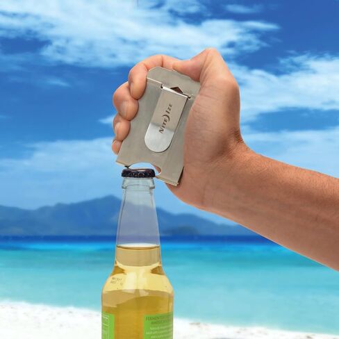 أداة Nite Ize Financial ، مقطع أموال متعدد الأدوات ، محفظة الحد الأدنى ، مقطع المال ، الأداة المتعددة ، وسرد حاملات بطاقة الائتمان ، الفولاذ المقاوم للصدأ in Kuwait