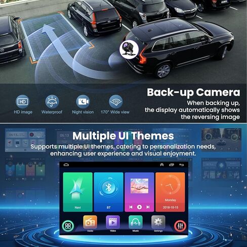 4+64GB Car Radio for Toyota 4Runner 2010-2022 with Wireless Carplay&Android Auto, Android 13 IPS 4Runner Stereo Support Voice Control GPS Bluetooth 5.2 FM SWC DSP WiFi EQ Backup Camera in Kuwait