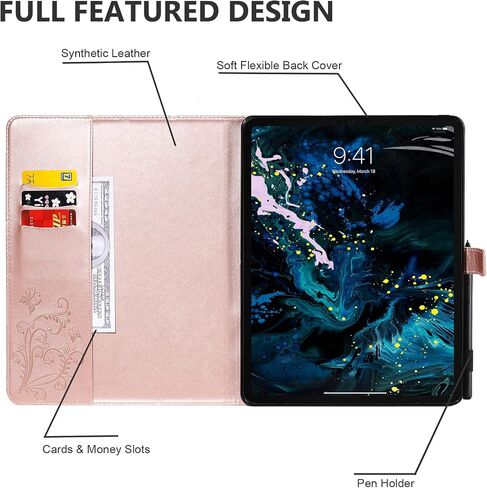 Dteck Kids Case for iPad Air 13 inch M2 2024,iPad Pro 12.9" Case 3rd/4th/5th/6th Generation,Lightweight Shockproof Rugged EVA Kids Friendly Handle Stand Child Proof Kids Case with Pencil Holder,Green in Kuwait