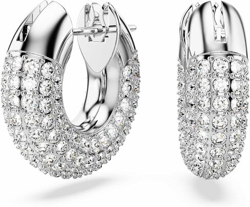Swarovski Dextera Crystal Pavé Hoop Earrings Jewelry Collection in Kuwait