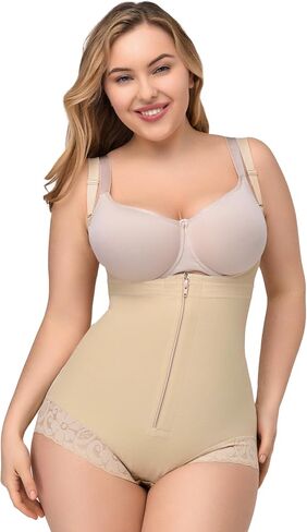 WS Waist Secrets Body Suit Shapewear for Women Tummy Control - Fajas Colombianas - Butt Lift Bodysuit in Kuwait