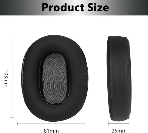 وسادات الأذن البديلة WH-XB900N ، وأسماء أذن هلام التبريد المطورة لـ Sony WH-CH720N ، و WH-CH710N ، و WH-CH700N ، و WH-XB900N ، واستبدال وسادة الأذن مع جلد البروتين والذاكرة اللياقة in Kuwait