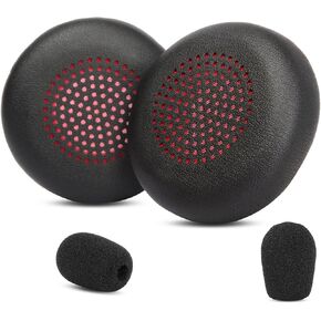 Voyager Focus UC Upgrade Earpads Compatible with Plantronics Voyager Focus UC/Voyager Focus UC B825 Binaural/Voyager Focus UC/Focus 2 UC/BLACKWIRE 5220 5210 7225 Headset
