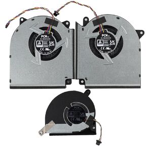 CPU+GPU Cooling Fan and Small Fan for ASUS Strix G16 G614J G634J G614JI G614JV G614JJ G634J 2023 Series, DFSCK22D05883C FS3L DFSCK22115181D FS3M (DC12V 1A), DFS5F22B04954C FS3N (Small Fan DC5V 0.5A)