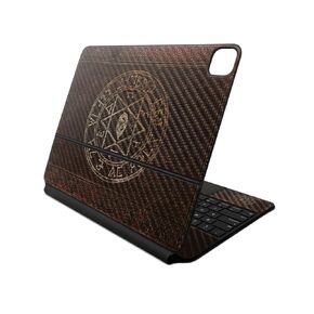 Carbon Fiber Skin Compatible with Apple Magic Keyboard for iPad Air 13-inch (M2) 2024 - Imposter - Premium 3M Vinyl Protective Wrap Decal Cover - Easy to Apply | Crafted in The USA by MightySkins