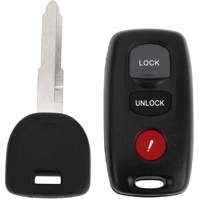 X AUTOHAUX 315MHz KPU41794 Keyless Entry Remote Ignition Transponder Key Fob for Mazda 3 2007-2009 63 80 Chip 3 Buttons