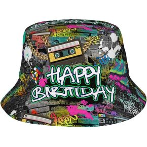 It's My Birthday Bucket Hats for Women Men Birthday Hat Packable Sun Hats Summer Travel Beach Hat Caps