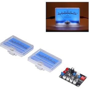 VU Meter Driver Board, VU Meter Easy ABS Adjustable Backlit Widely Used VU Meter with Driver Board for DIY Home Car Audio Conversion