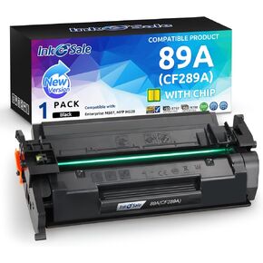 INK E-SALE 89A Black Toner Cartridge Compatible Replacement for HP 89A CF289A with Chip for HP Enterprise MFP M528 M507 M507dn M507X M507dng M528f M528C M528Z Series, 1-Pack Black Indicates Ink Level