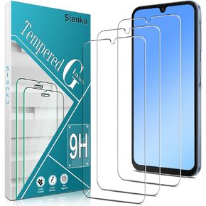 Slanku [3 Pack Screen Protector for Samsung Galaxy A16 5G / Galaxy A16 Tempered Glass, Touch Sensitivity, NO Bubbles, Anti Scratch