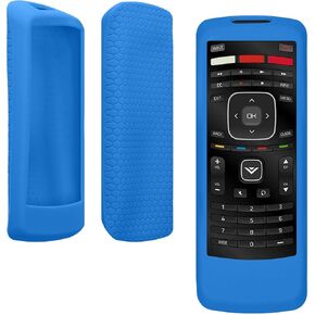 kwmobile Case Compatible with VIZIO XRT112 Remote Case - Soft Silicone Cover for Remote Control - Dark Blue
