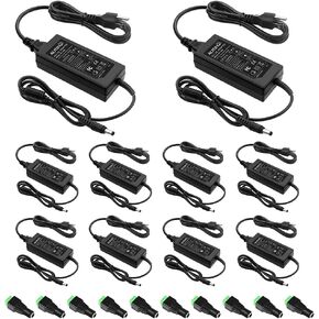 ALITOVE 24 Volt Power Supply DC 24V 3A 72W AC Power Adapter 100-240v 50-60hz AC to DC Converter 3amp Transformer with 5.5x2.1mm DC Output Jack for LED Light 3D Printer CCTV camera System