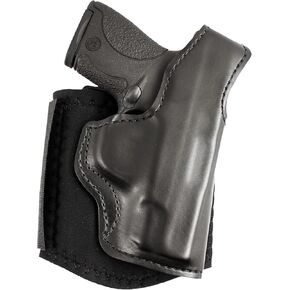DeSantis Die Hard Ankle Rig - Concealed Ankle Holster, Ankle Holster Concealed Carry, Neoprene Leg Band, Compatible with S&W M&P SHIELD 9/40, M2.0 9/40, 9 SHIELD PLUS - Right-Hand Draw, Black