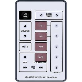 Replacement Remote Control fit for Bose Acoustic Wave CD-3000 Music System