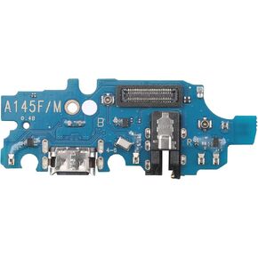 for Samsung Galaxy A14 Charging Port Replacement USB Charger Dock Type-C Connector Flex Cable Board with Microphone Jack Headphone Mic Port Repair Fix for SM-A145F