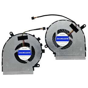 New CPU+GPU Cooling Fan for MSI 3-PIN GE62 GV62 GE72 PE60 PE70 GL62 GL72 6QC 2QD 2QE 6QG MS-16J1 16J2 16J5 16J8 16JB 16J9 1792 Series PAAD06015SL N303 N318 DFS470805WL0T DFS470805CL0T FH18 FH19 Fan