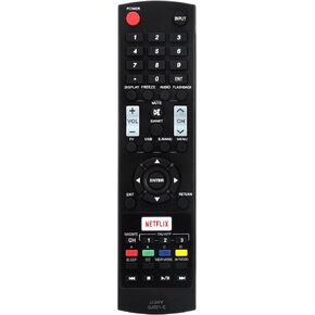GJ221-C Replaced Remote fit for Sharp LCD TV LC32LE653U LC-32LE653U LC40LE653U LC-40LE653U LC43LE653U LC-43LE653U LC48LE653U LC-48LE653U LC55LE653U LC-55LE653U LC65LE645U LC-65LE645U LC65LE653U