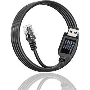 USB to RJ11 Radar Detector Power Cord Cable for Escort Passport, Beltronics, Uniden R1 R3 R7 DFR7 DFR8, 6 FT